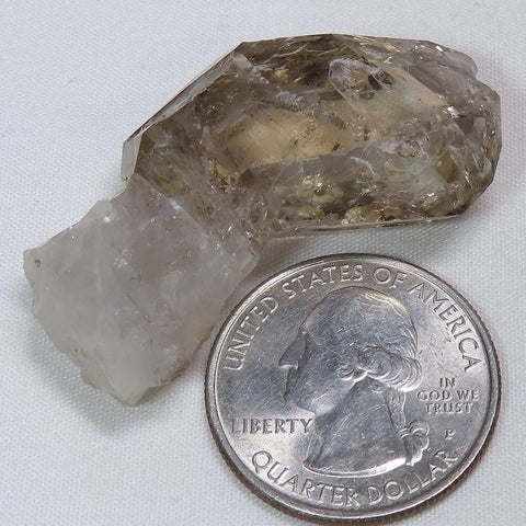 Arkansas Rare Smoky Skeletal Quartz Crystal Sceptre Point
