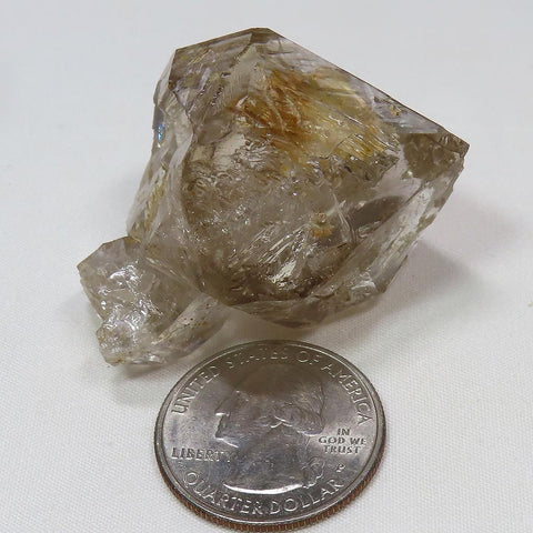 Arkansas Rare Smoky Skeletal Quartz Crystal Sceptre Point 