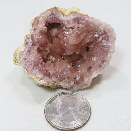 Pink Amethyst Geode from Patagonia, Argentina