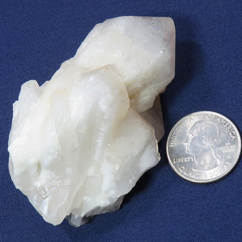 Candle Quartz Crystal Twin Point from Madagascar