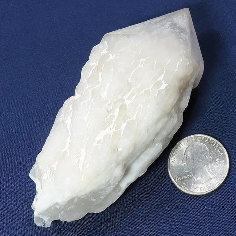 Candle Quartz Crystal Point from Madagascar