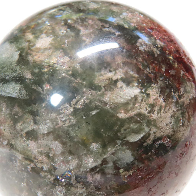 Polished Lodolite Sphere Ball from Brazil