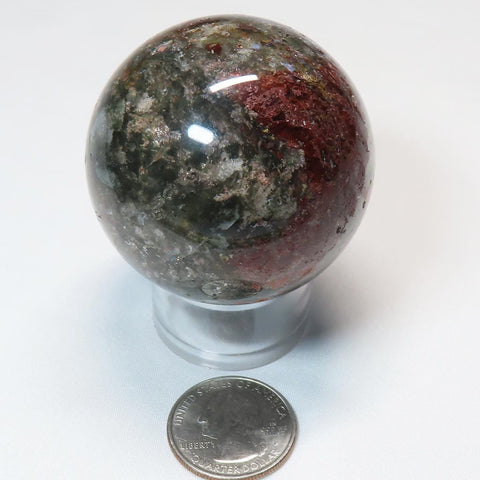 Polished Lodolite Sphere Ball from Brazil