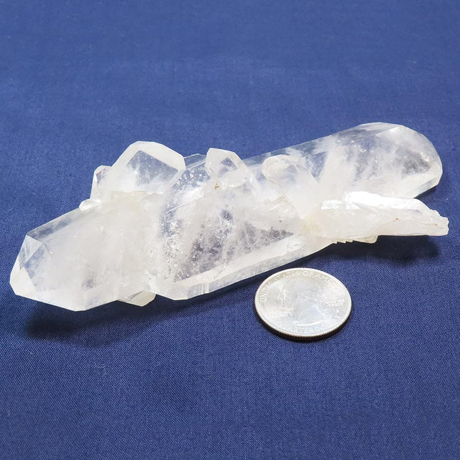 Arkansas Quartz Crystal Double Terminated Tabby Point with Tabby Bars