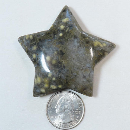 Polished Ocean Jasper Star from Madagascar
