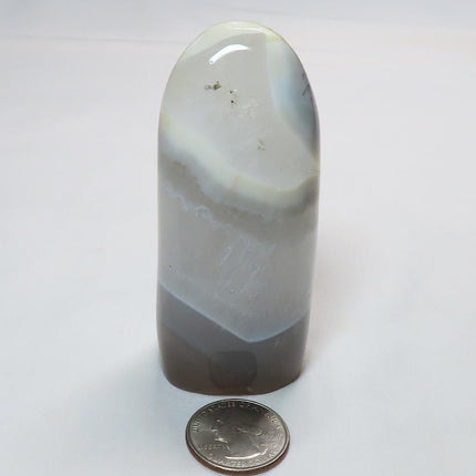 Polished Banded Agate Free Form from Madagascar