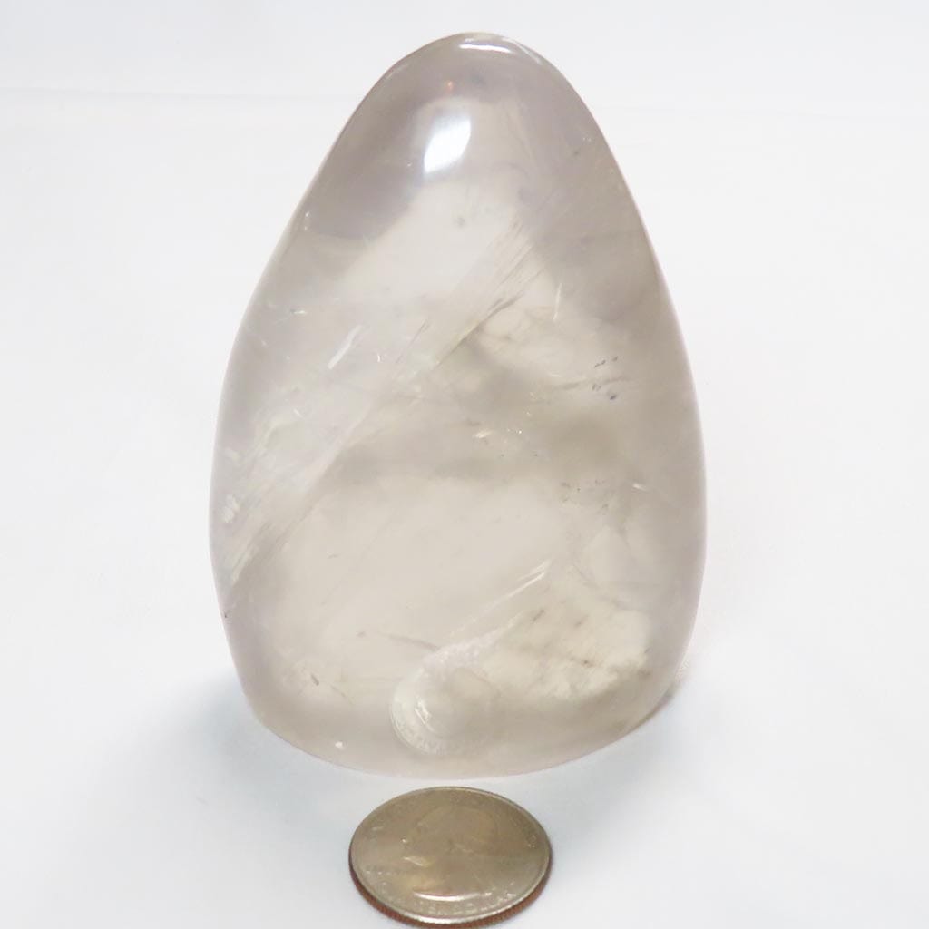 Polished Girasol Quartz Crystal Free Form from Madagascar
