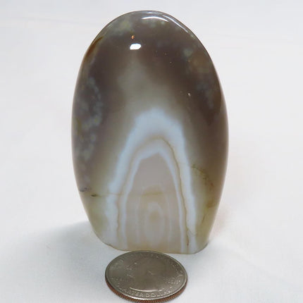 Polished Banded Agate Free Form from Madagascar