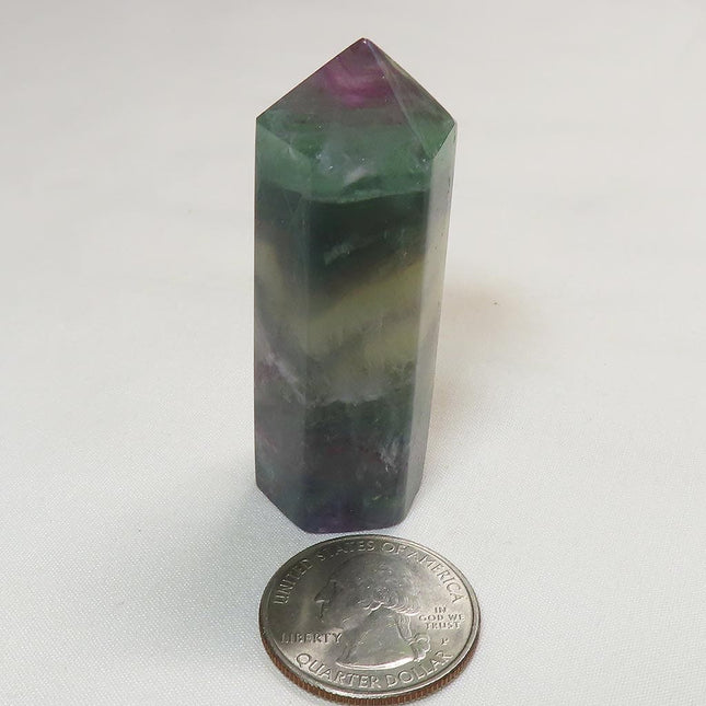Polished Fluorite Generator Point from Central Africa