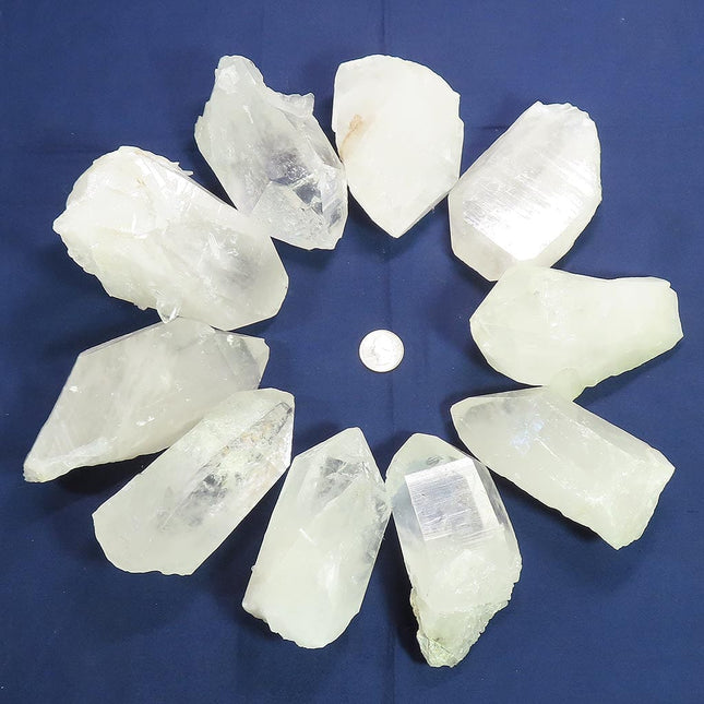 10 Arkansas Quartz Crystal Points