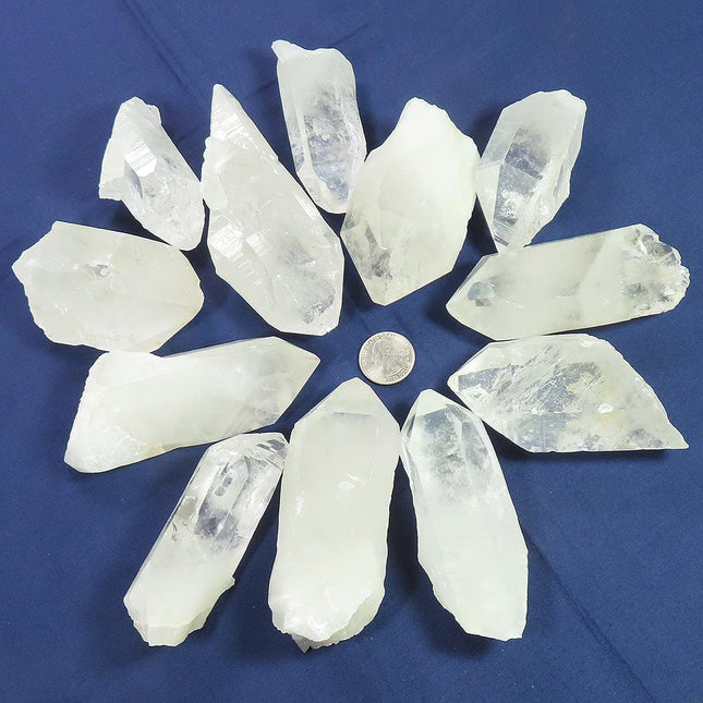 12 Arkansas Quartz Crystal Points