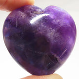 Polished Fluorite Heart from Central Africa