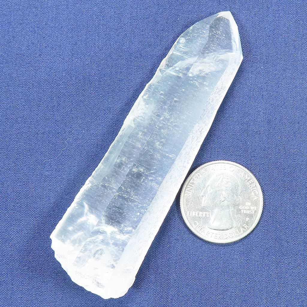 Lemurian Seed Quartz Crystal Point from Brazil