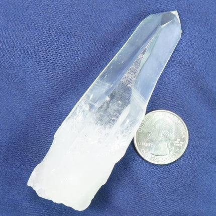 Lemurian Seed Quartz Crystal Point from Brazil
