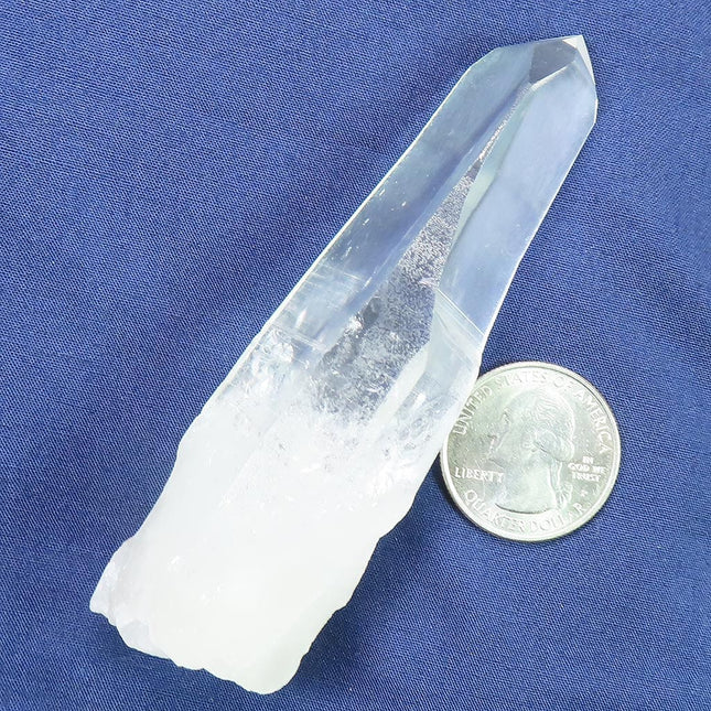 Lemurian Seed Quartz Crystal Point from Brazil