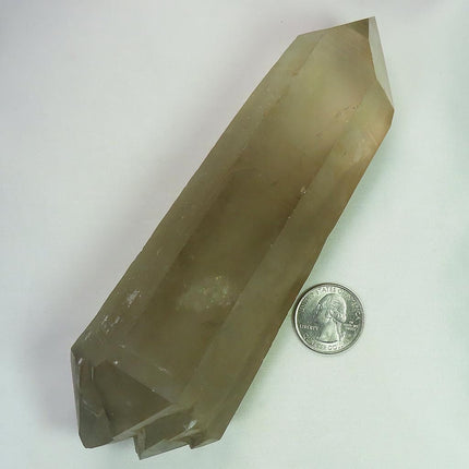 Smoky Lemurian Quartz Crystal Double Terminated/ET Point from Brazil
