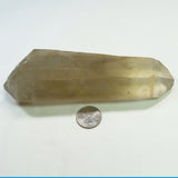 Smoky Lemurian Quartz Crystal Double Terminated/ET Point from Brazil