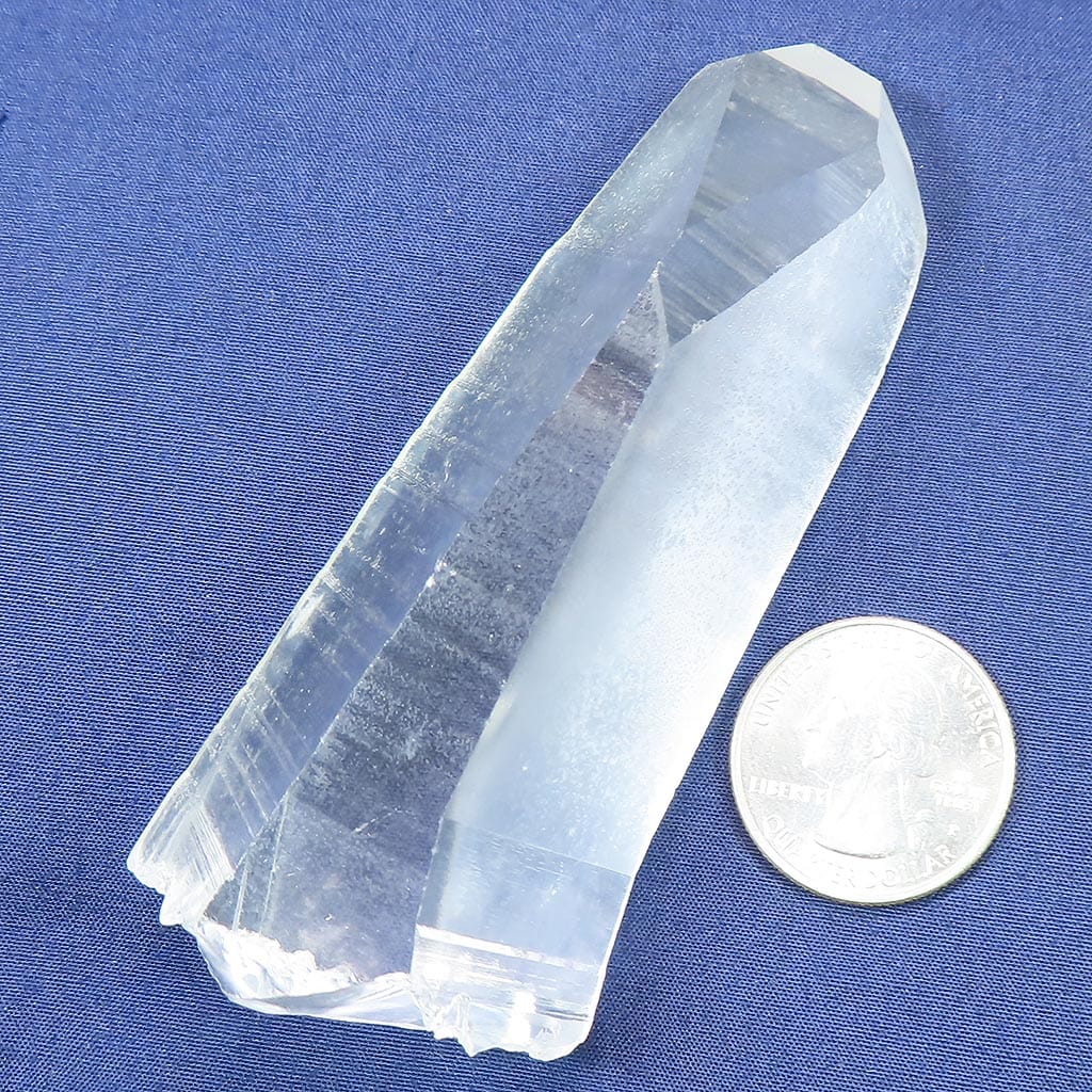 Brazilian Lemurian Seed Quartz Crystal Point w/ Time-Link Activation