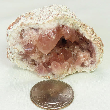 Pink Amethyst Geode from Patagonia, Argentina