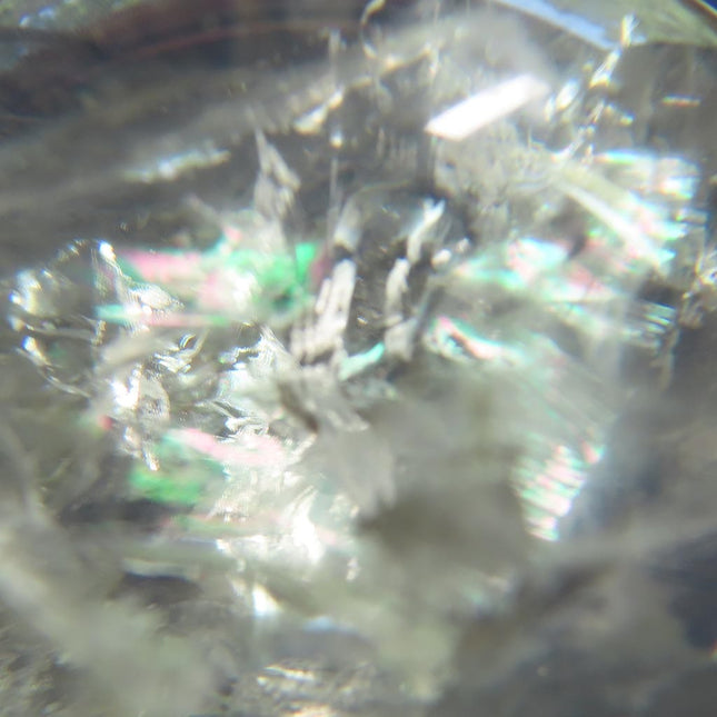 Polished Quartz Crystal Sphere Ball with Rainbows from Madagascar