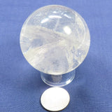 Polished Quartz Crystal Sphere Ball with Rainbows from Madagascar