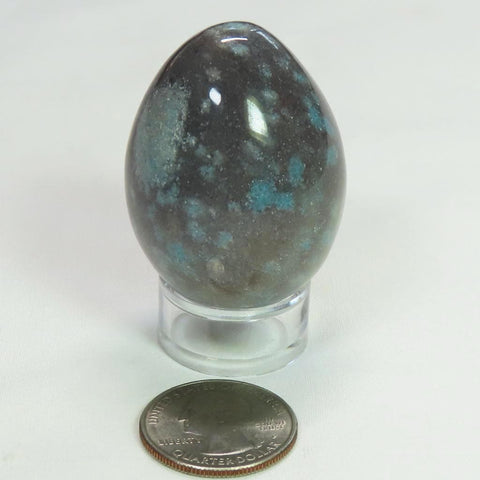 Polished Rain Forest Jasper Egg from Madagascar