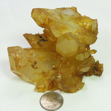 Arkansas Uncleaned Quartz Crystal Cluster with Iridescence