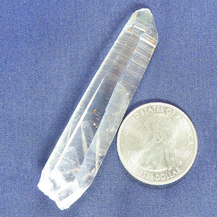 Singing Lemurian Quartz Crystal Point from Colombia