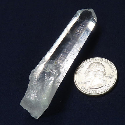 Singing Lemurian Quartz Crystal Point from Colombia