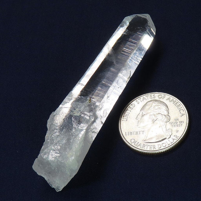 Singing Lemurian Quartz Crystal Point from Colombia