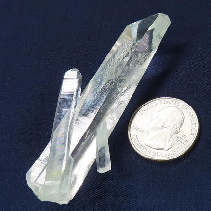 Singing Lemurian Quartz Crystal Point from Colombia