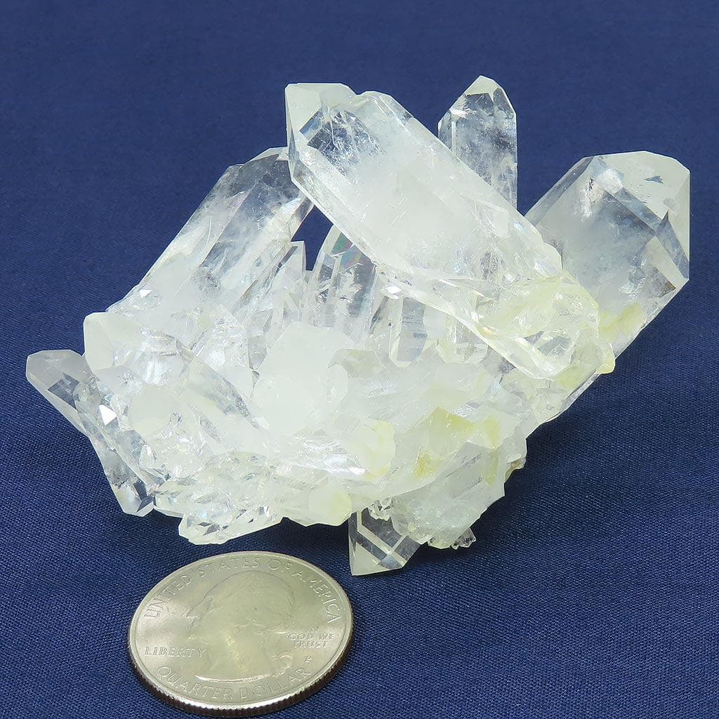 Arkansas Quartz Crystal Burr Cluster with Double Terminated/ET Points