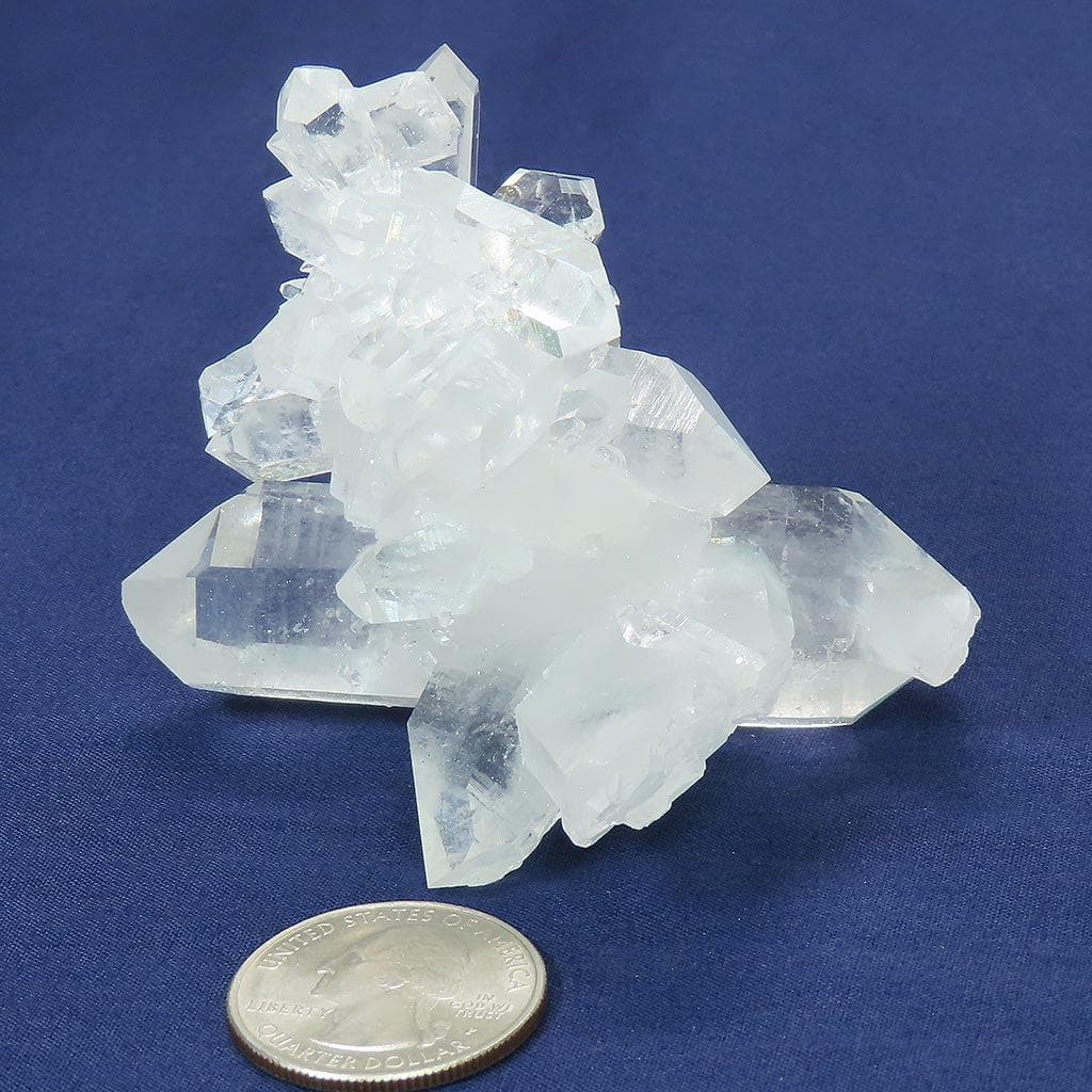 Arkansas Quartz Crystal Burr Cluster with Double Terminated Point