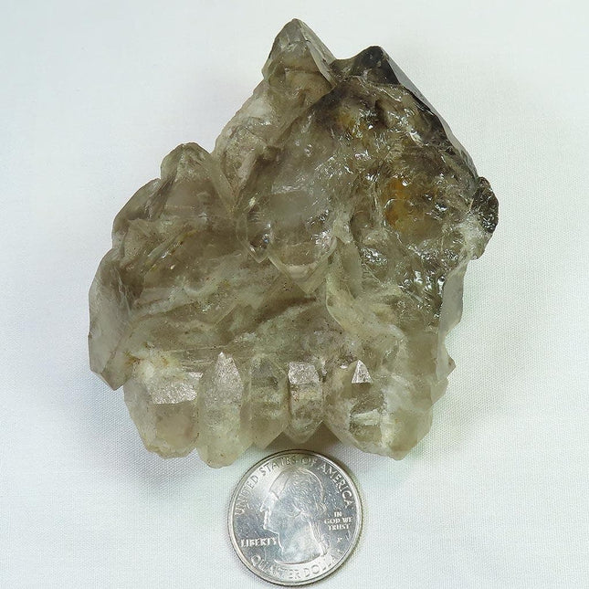 Smoky Quartz Crystal Elestial from Brazil