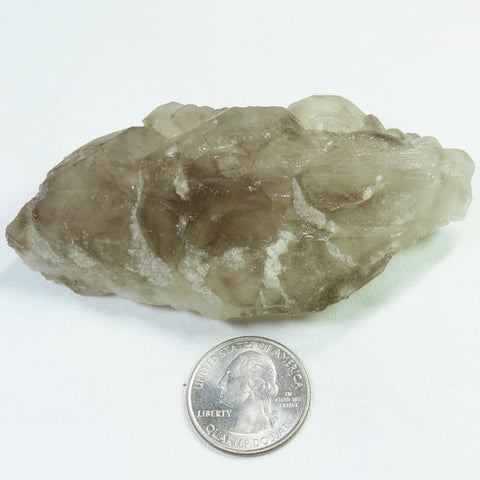 Smoky Quartz Crystal Elestial from Brazil