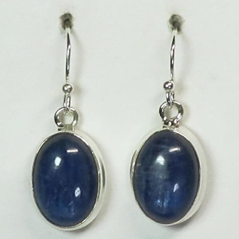Blue Kyanite Sterling Silver Earrings Jewelry