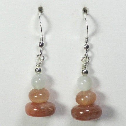 Sterling Silver Moonstone Earrings
