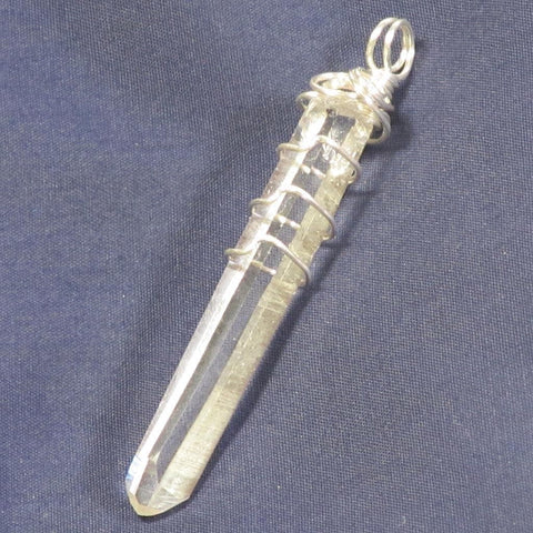 Quartz Crystal Wire Wrapped Pendant Jewelry with Time-Link Activations