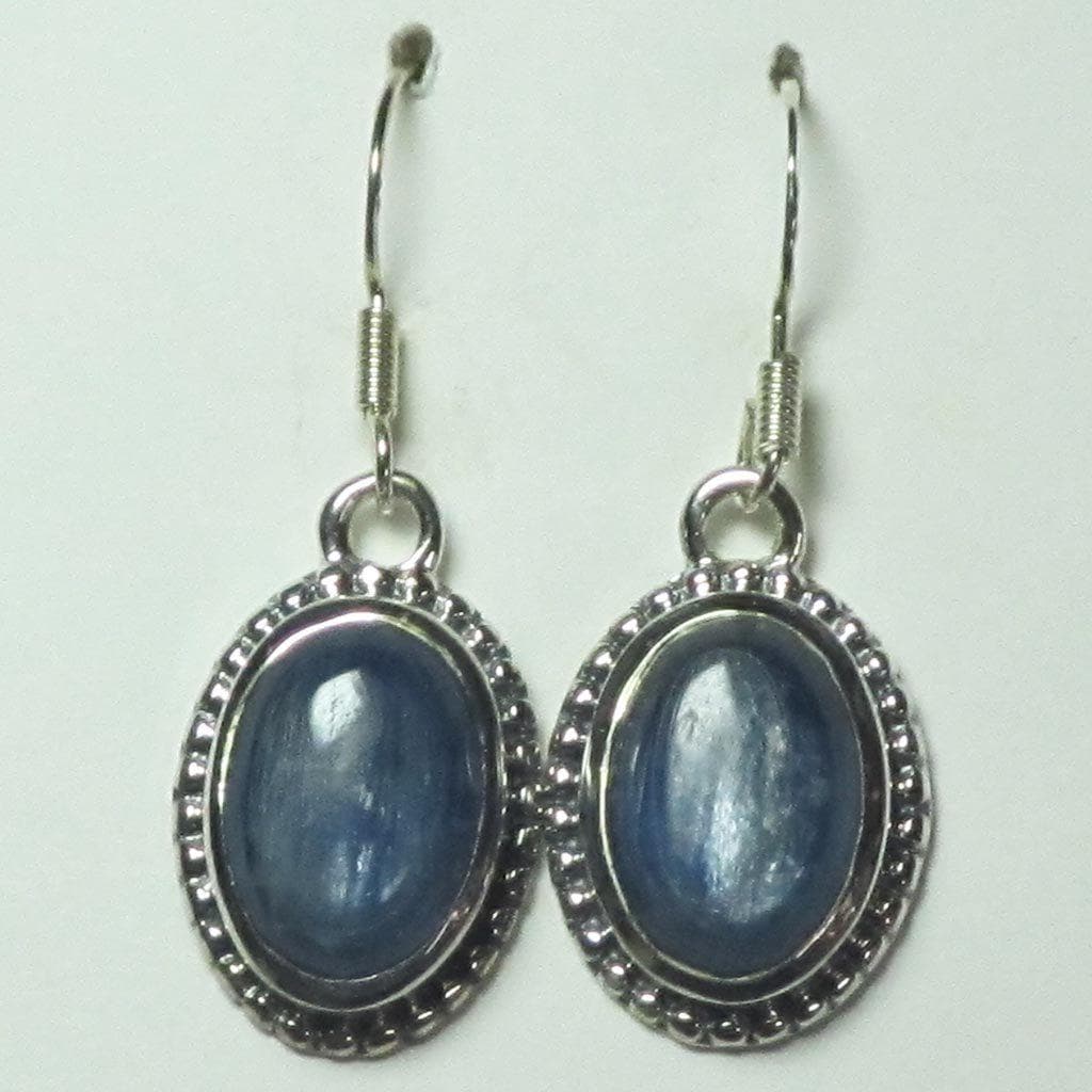 Blue Kyanite Sterling Silver Earrings Jewelry