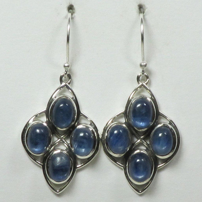 Blue Kyanite Sterling Silver Earrings