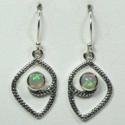 Welo Opal Sterling Silver Earrings