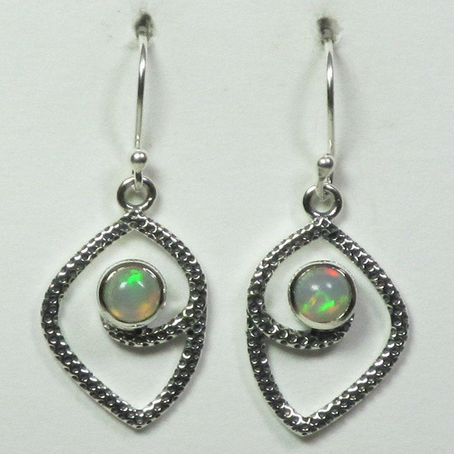 Welo Opal Sterling Silver Earrings