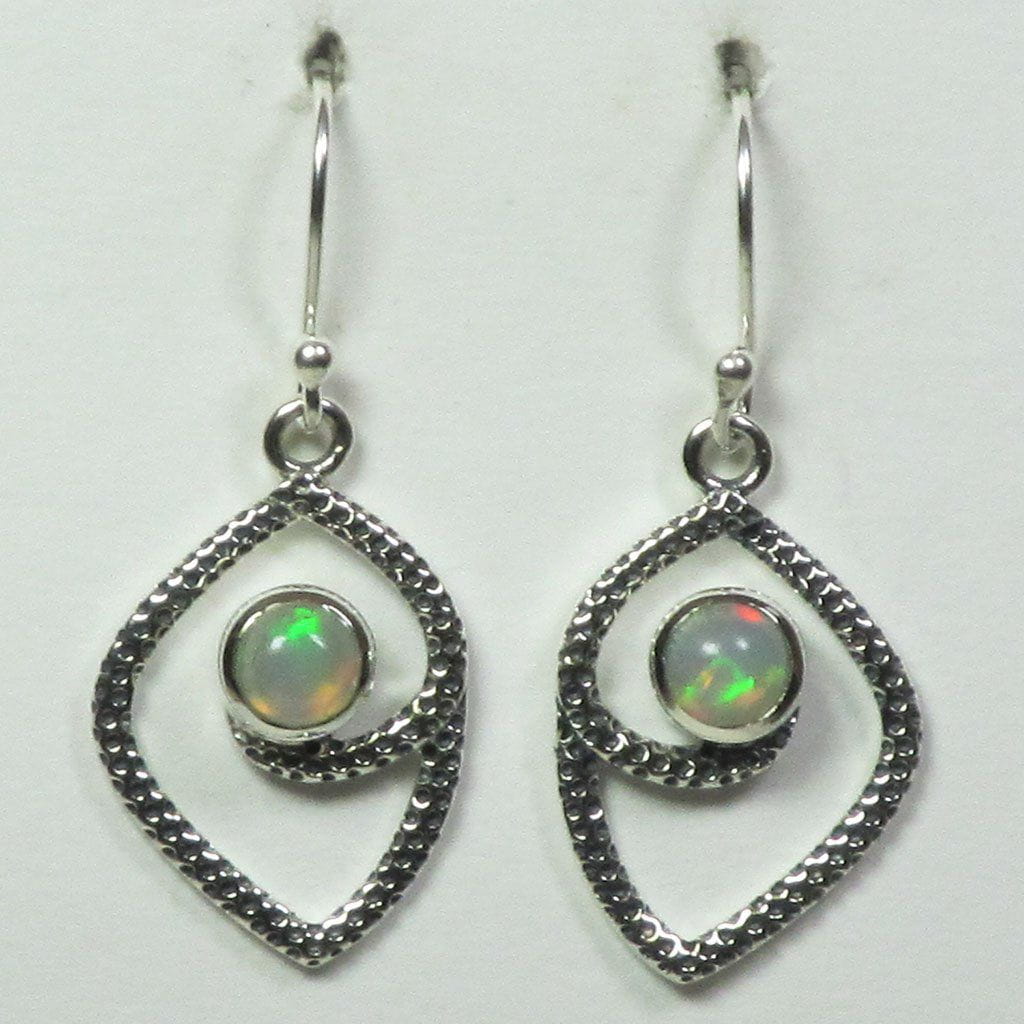 Welo Opal Sterling Silver Earrings