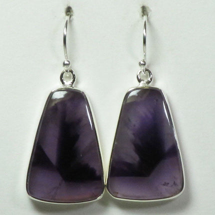 Twinning Amethyst Sterling Silver Earrings