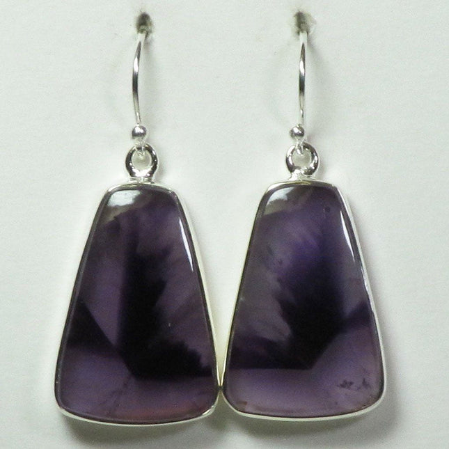Twinning Amethyst Sterling Silver Earrings