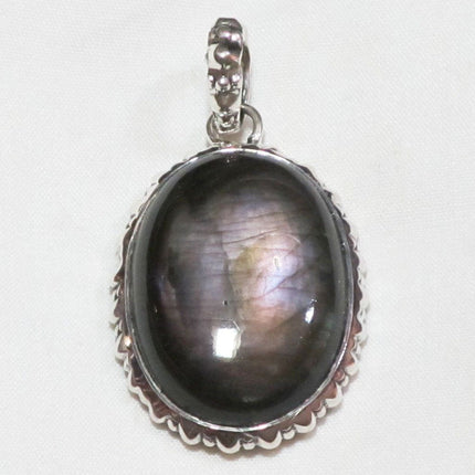 Labradorite Sterling Silver Pendant Jewelry