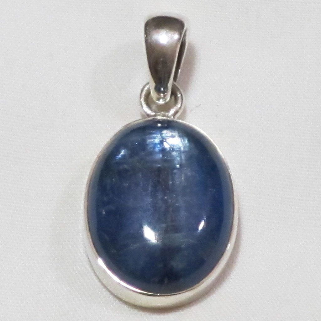 Blue Kyanite Sterling Silver Pendant Jewelry