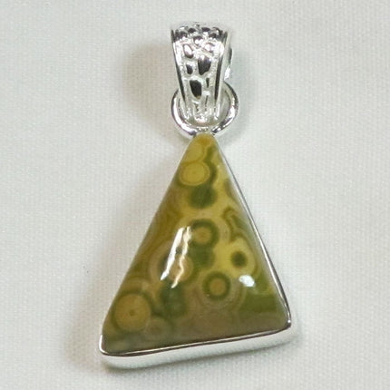 Ocean Jasper Sterling Silver Pendant Jewelry