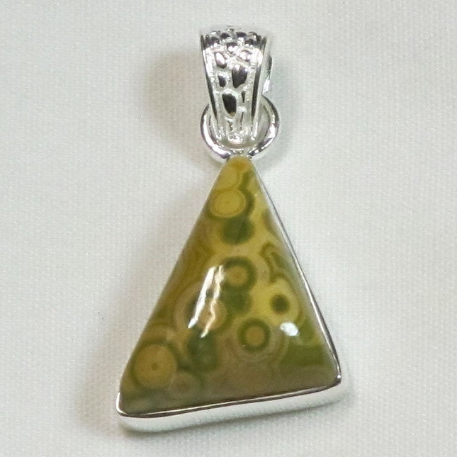 Ocean Jasper Sterling Silver Pendant Jewelry