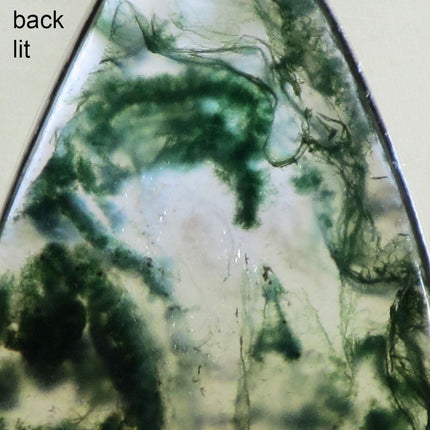 Moss Agate Sterling Silver Pendant Jewelry